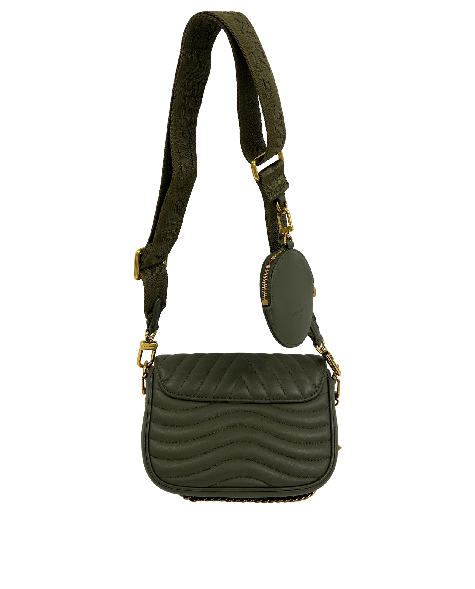Multi Pochette New Wave, 1.600&euro;, Bolso, Verde, Animal - Piel, Vista trasera